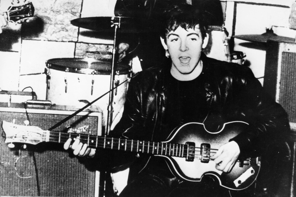 John Lennon performs in Hamburg, Germany, in 1961.