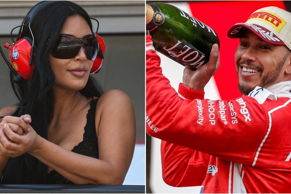 Kim Kardashian supports boyfriend Lewis Hamilton at Monaco Grand Prix!