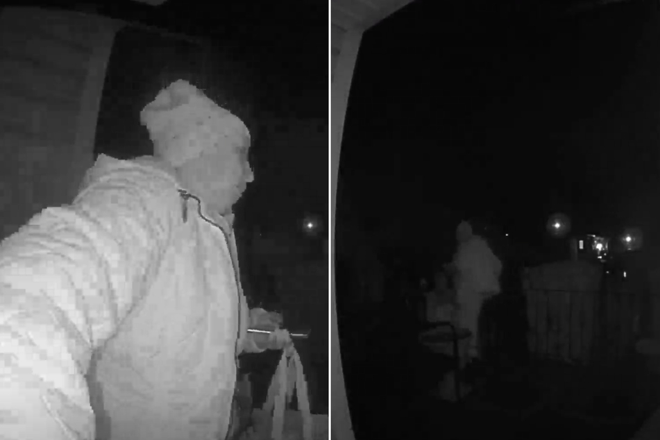 Long Island woman seen getting swallowed by sinkhole on doorbell cam