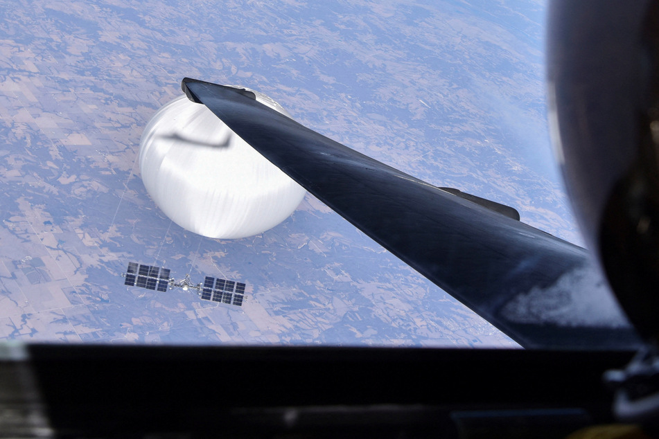 The Pentagon published a selfie taking by a pilot, showing the Chinese spy balloon that was shot down over US territorial waters.