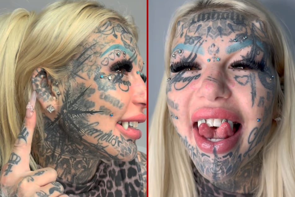 Amber Luke jetted off to Barcelona to get a selection of radical body modifications which are illegal in her home country of Australia.