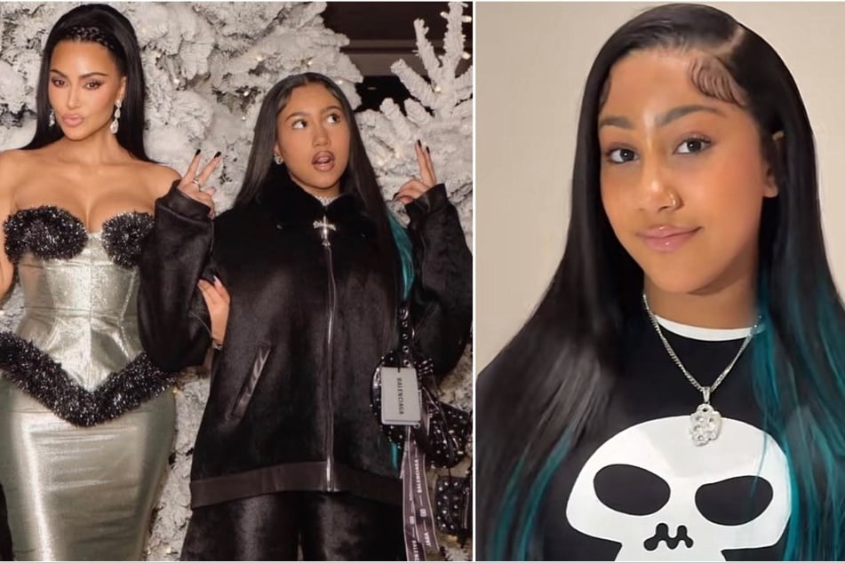 Kim Kardashian (l) is helping North West (r) balance her budding career and school!