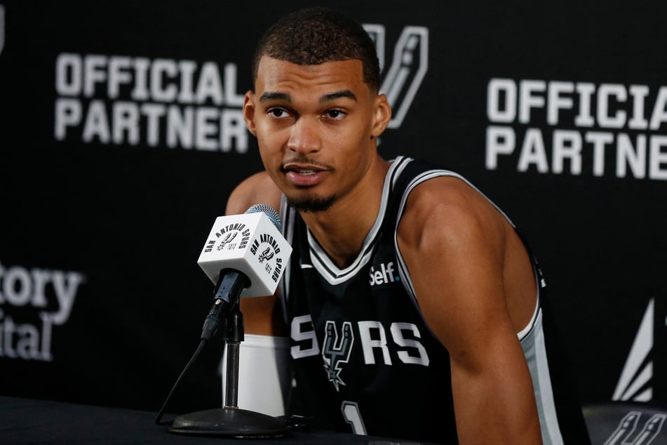 Victor Wembanyama hopes to bring San Antonio into the NBA playoffs in his debut season.