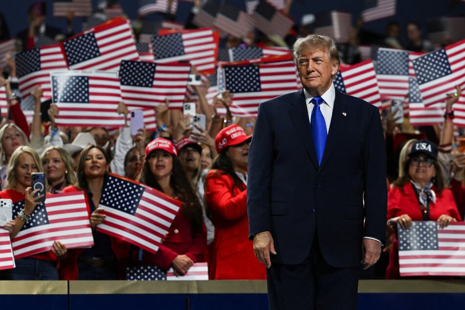 President Donald Trump defended his war on Iran and promised American adults $5,000 should his party win the midterms during his speech at the Republican National Midterm Convention in Dallas, Texas, on September 9, 2026.
