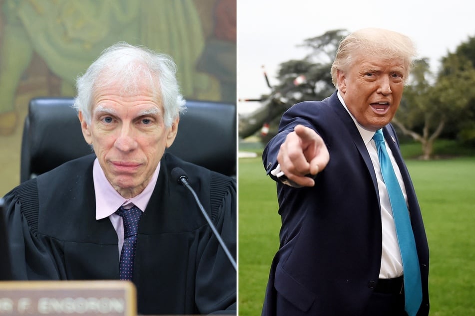 Donald Trump attacked the judge overseeing his New York fraud trial on social media only one day after he was fined for defying a gag order.