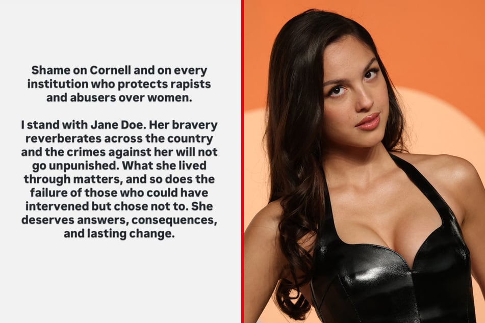 Olivia Rodrigo condemned Cornell University's handling of an alleged gang rape on campus in a scathing statement shared late Saturday.