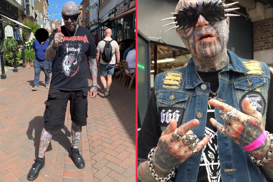 Keith Gordon won't get eye tattoos, despite covering his entire body in ink.