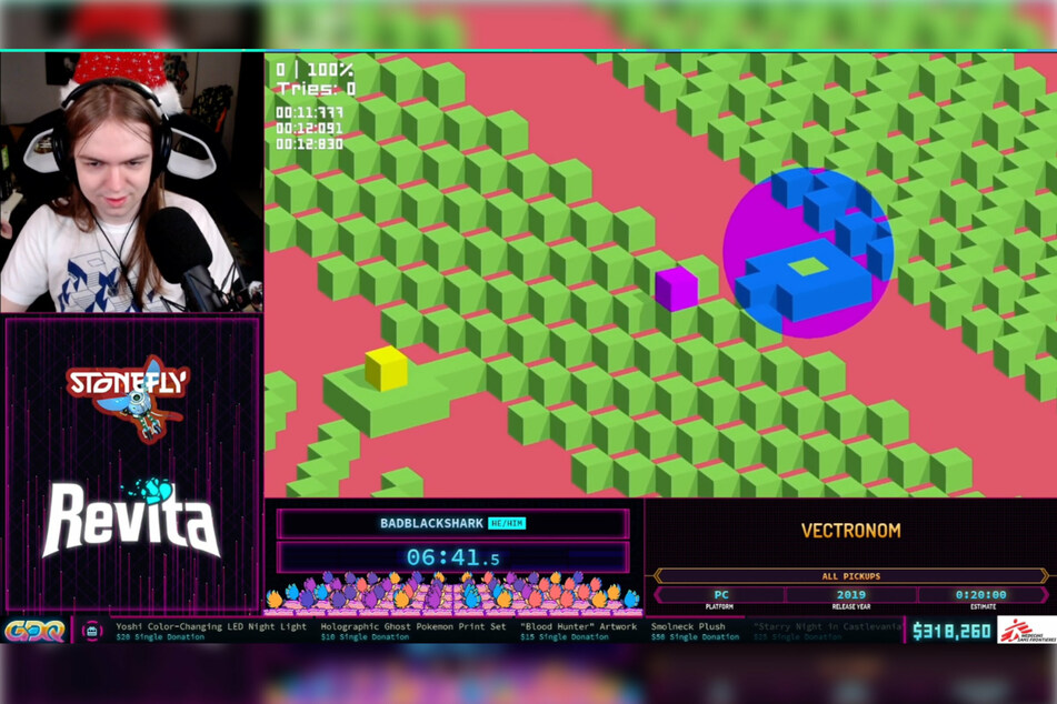 Behind-the-scenes: Gamer breaks his own world record while raising cash for charity