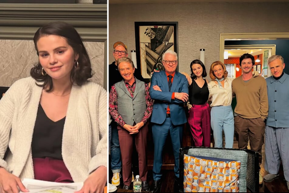Selena Gomez (l.) has given fans a new peek into her recent "memories," including a special look at the cast of Only Murders in the Building season 5!