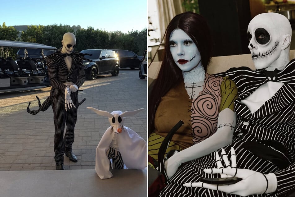 Kourtney Kardashian, Travis Barker, and baby Rocky win Halloween with creepy costumes!