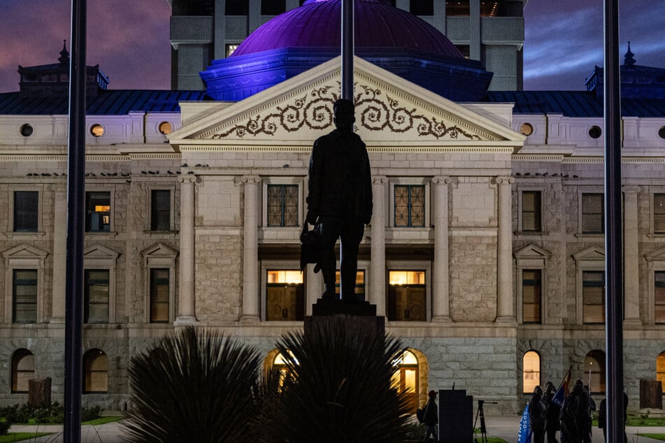 The Arizona State Capitol Building in Phoenix, Arizona.