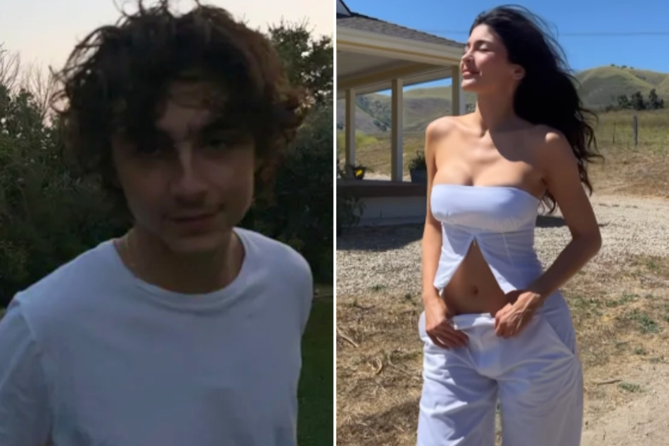 Kylie Jenner (r.) and Timothée Chalamet like to keep their relationship private to feel more normal.