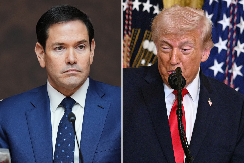 Trump admits he buys shoes for cabinet members after Rubio's oversized kicks go viral