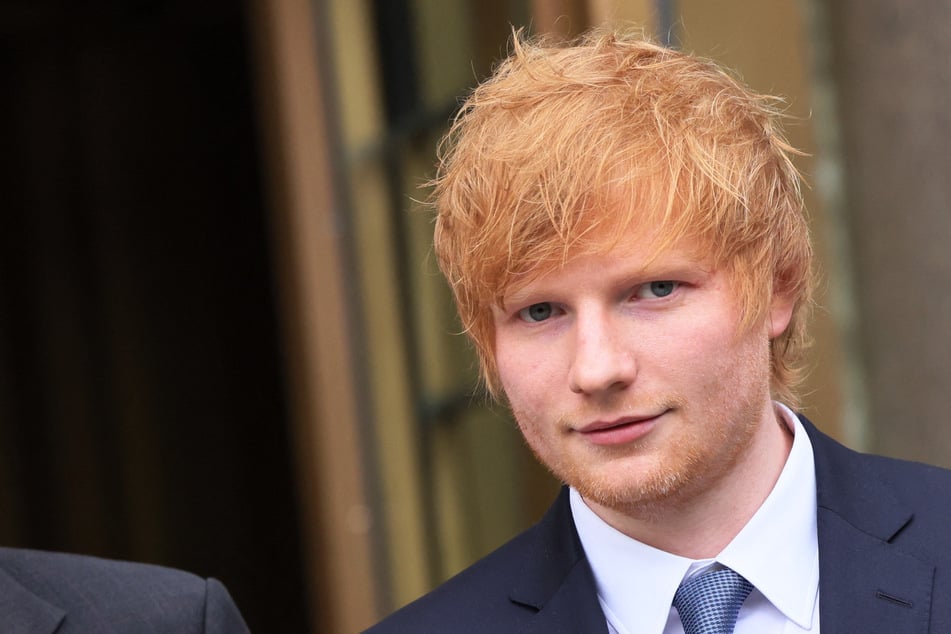 Ed Sheeran leaving the Manhattan Federal Court on Tuesday after testifying in defense of his songwriting on the 2014 hit Thinking Out Loud.