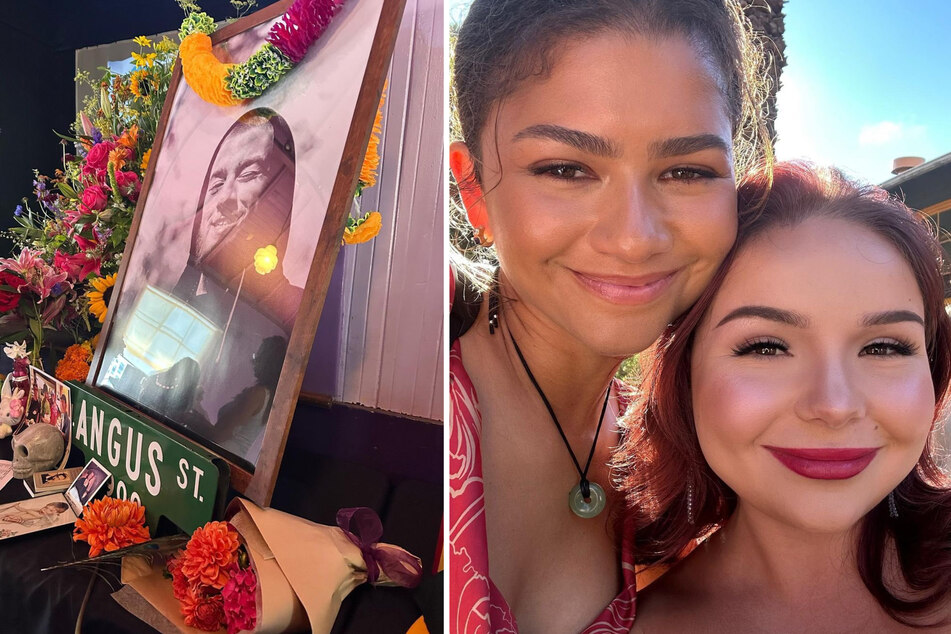 Zendaya attends memorial service for late Euphoria co-star Angus Cloud