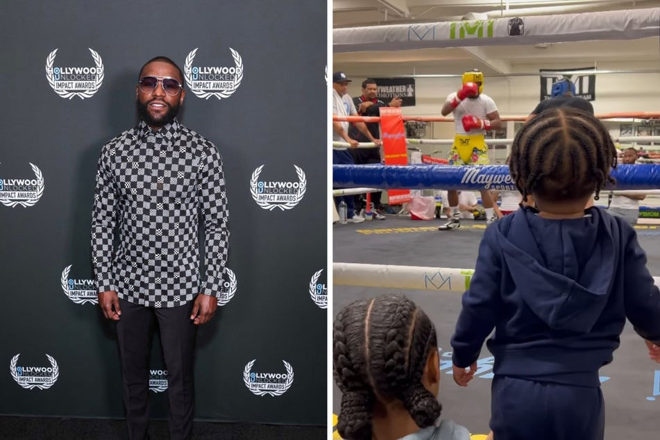 Floyd Mayweather drops crazy money on custom car seat for grandson