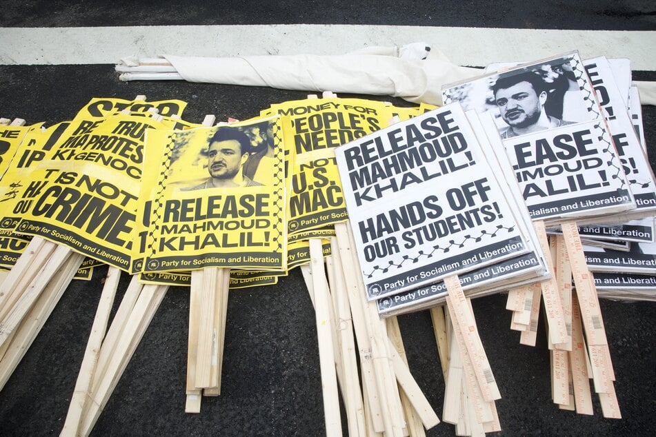 Thousands of people have turned out to protests recent arrests of international students, particularly those involved with protests in solidarity with Palestine.