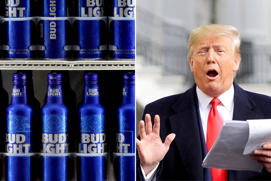 Trump threatens to out "woke" companies amid defense of Bud Light