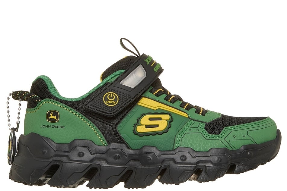 Skechers x John Deere: Mega-Flex Lite - Dozer-Brights Light-Up Kids Shoes