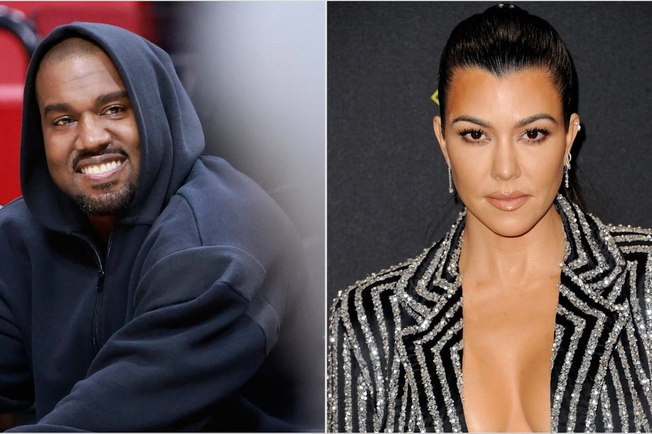 Kourtney Kardashian (r.) recalled the dating advice she got from her former brother-in-law Kanye West (l.) before she married Travis Barker.