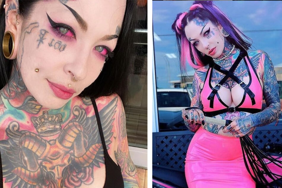 Mother-of-three defies dirty looks with her love of Jesus and tattoos