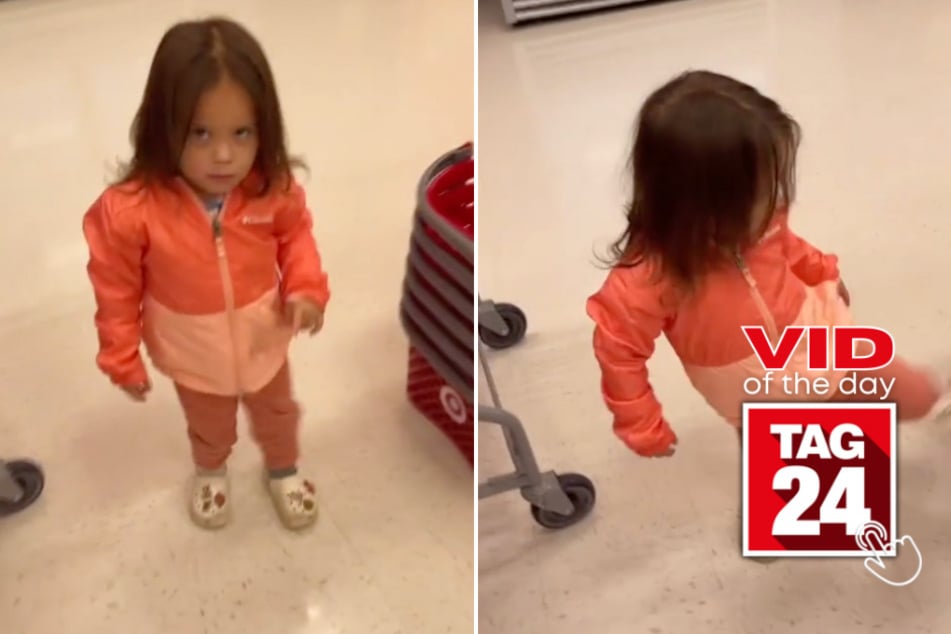 Viral Video of the Day for October 21, 2023: Little girl's temper tantrum met with instant karma!