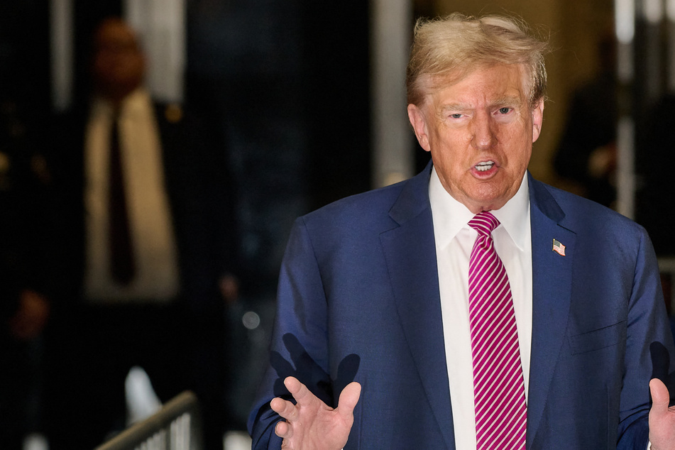 Trump makes up for lost time with first campaign event since hush money trial began