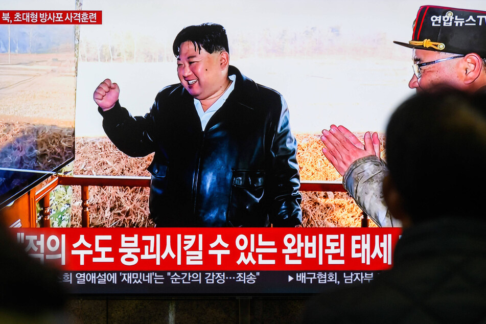 North Korean leader Kim Jong-un oversaw live-fire drills featuring a "newly equipped" multiple rocket launcher.