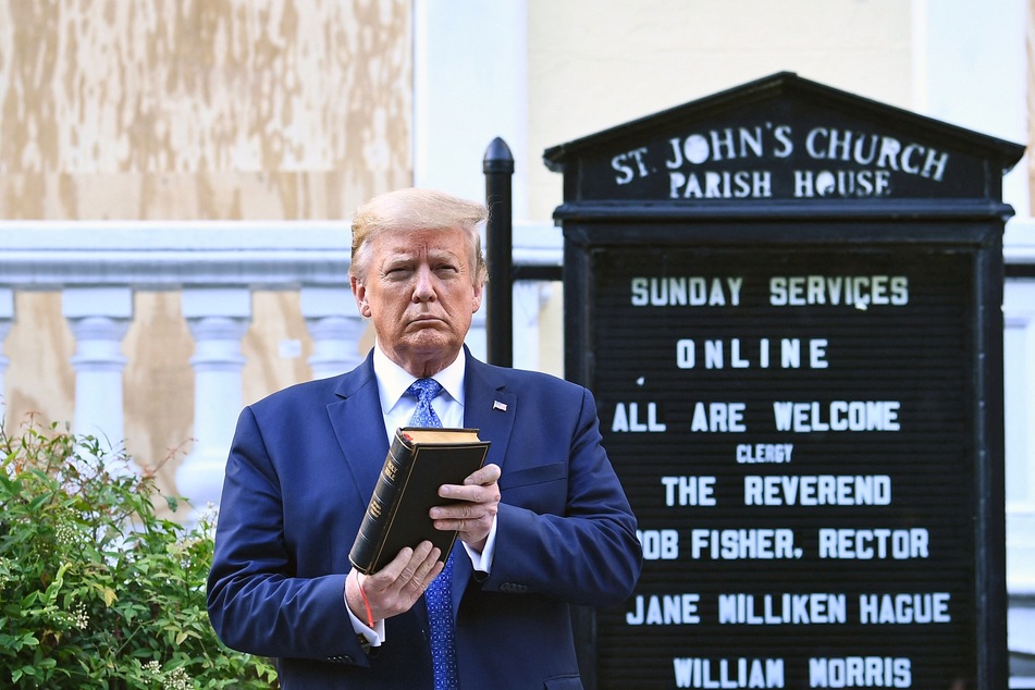 An upcoming book claims that Donald Trump called a group of evangelical Christian voters "pieces of s**t" while on the campaign trail in 2016.