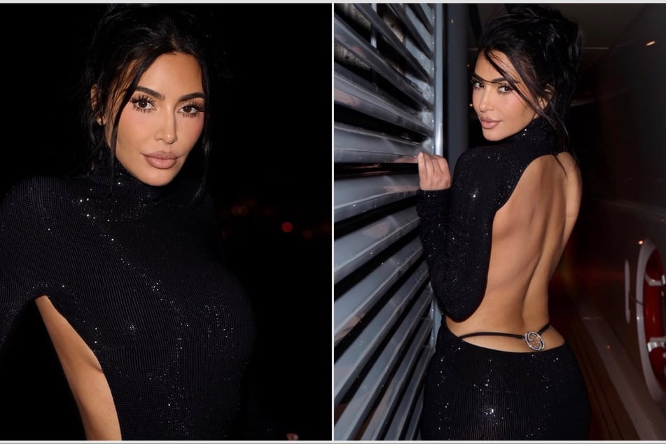 Kim Kardashian flashes bedazzled thong amid Monaco take-over with Lewis Hamilton