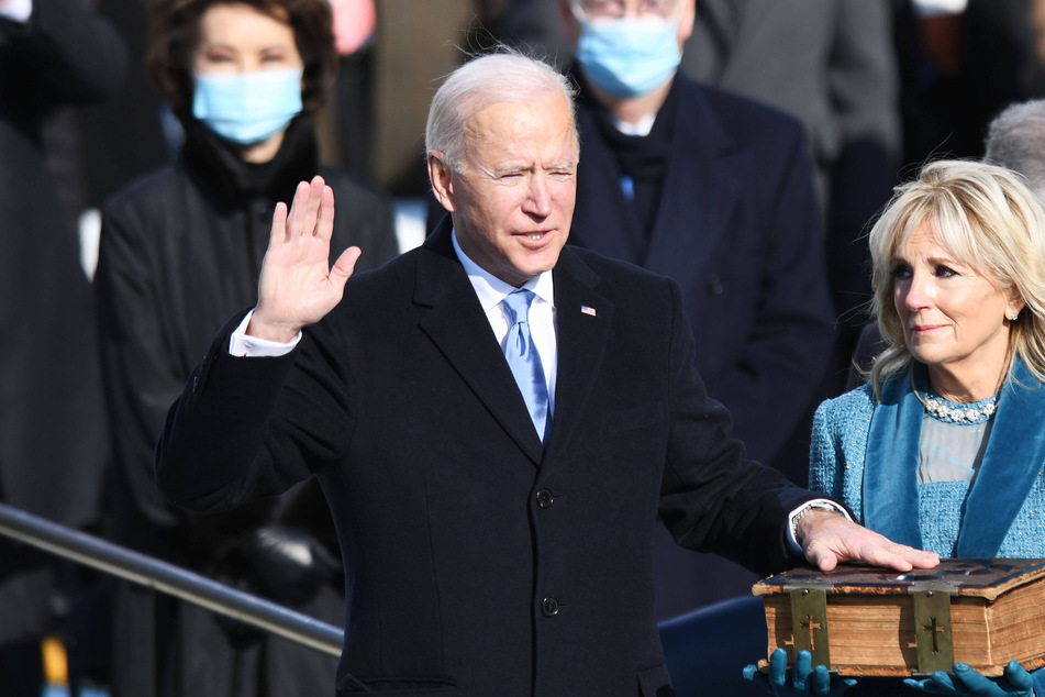 "Democracy has prevailed": Biden delivers hopeful address as he assumes US presidency