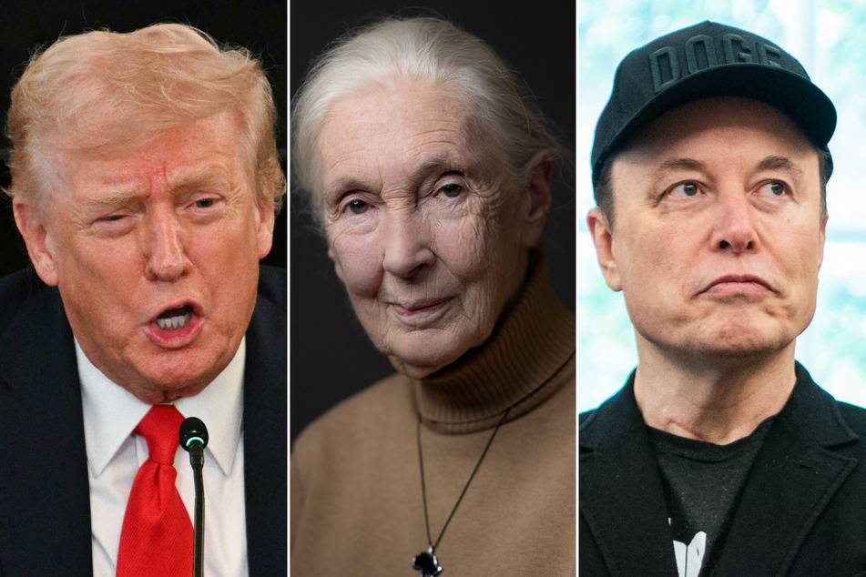 Jane Goodall goes viral with final wish to send Trump and Musk on one-way trip to space