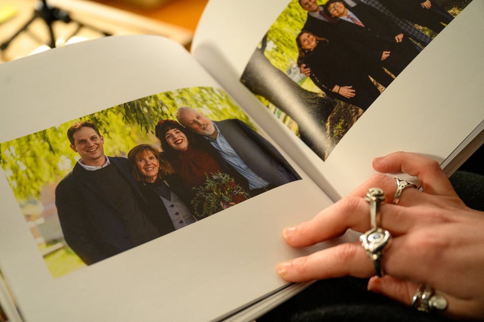 WSJ correspondent Evan Gershkovich's sister Danielle, along with his parents Mikhail (r.) and Ella (2nd from l.) released a statement on the anniversary of his arrest in Russia.