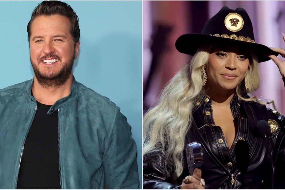 Country star Luke Bryan (l.) has sounded off on Beyoncé's CMA snub – but his hot take landed him in hot water with fans.