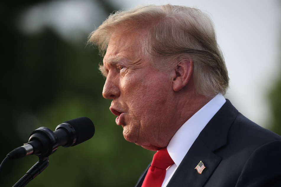 Former President Donald Trump has been shown to be leading in several battleground states.