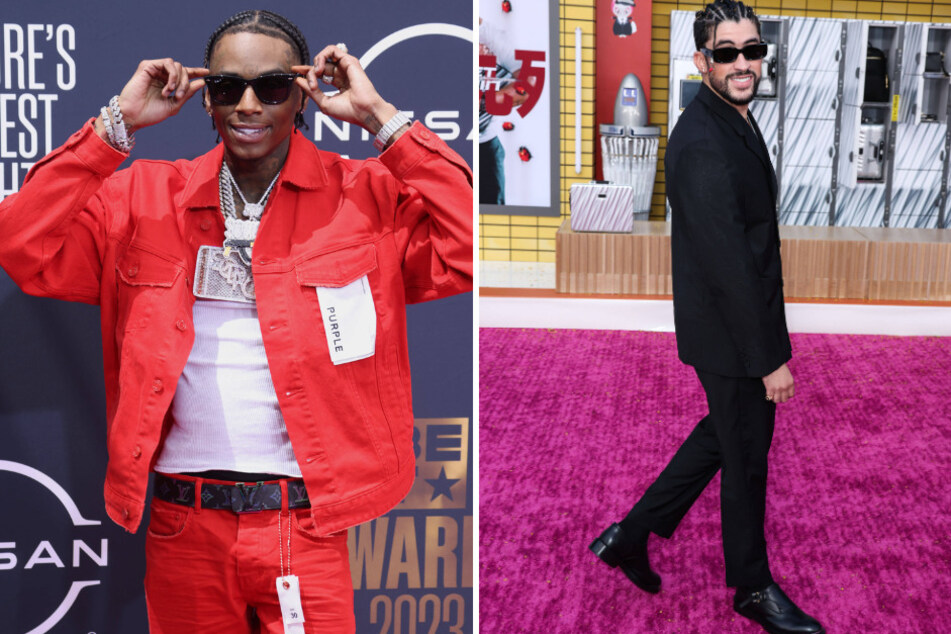 Rap artist Soulja Boy (l.) dropped his newest singles BBL and Play With You on Monday, the same day Bad Bunny dropped his newest track, UN PREVIEW.