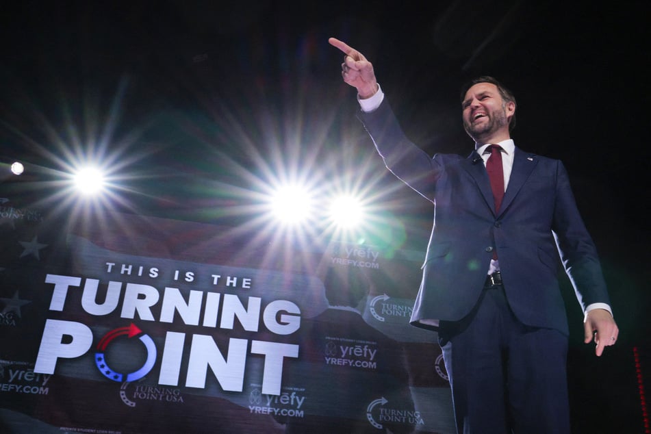 JD Vance heckled repeatedly at MAGA event: "Jesus Christ does not support genocide"