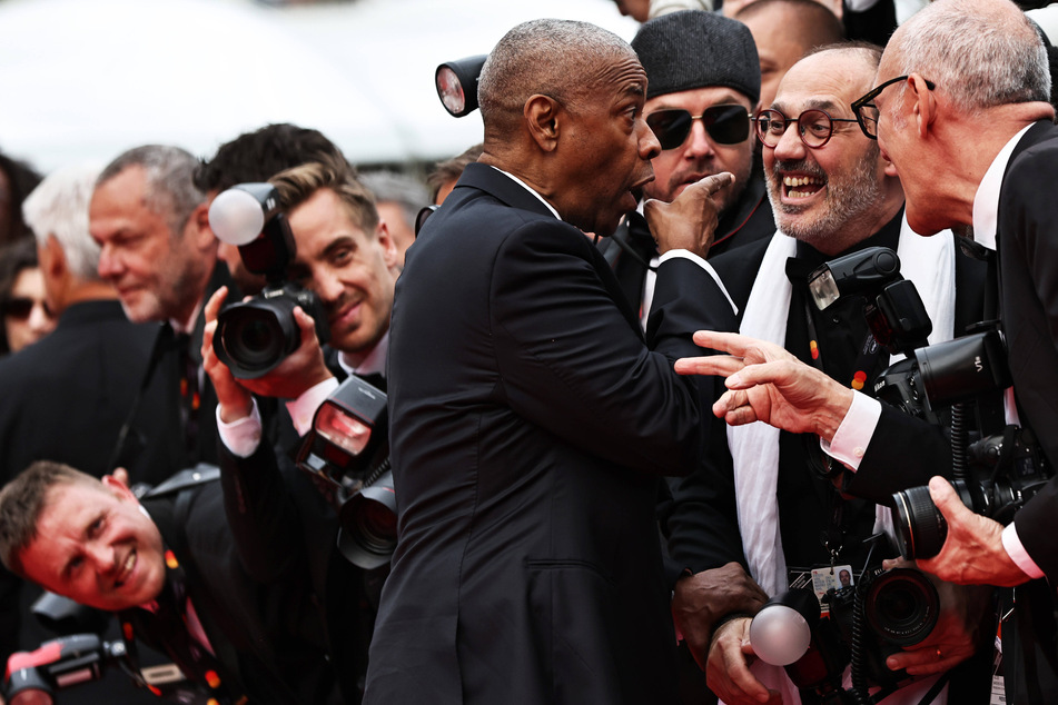 Denzel Washington clashes with photographer in tense red carpet moment at Cannes