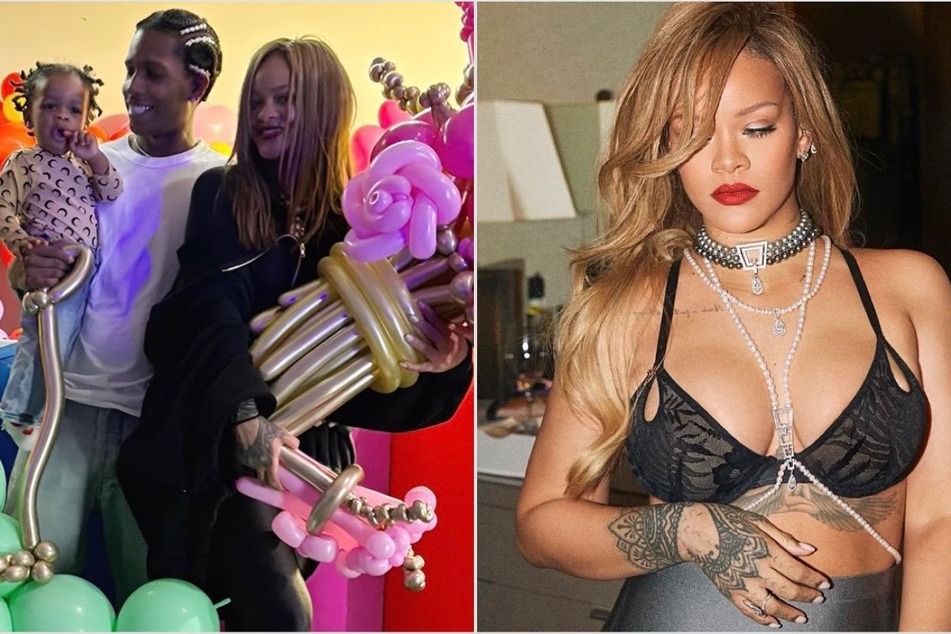 Rihanna dazzles in trendy look for latest outing with A$AP Rocky and son RZA