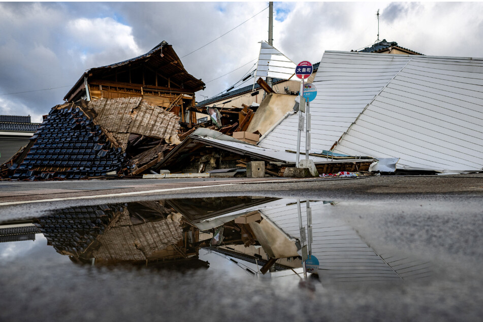 At least 330 people were injured in the 7.5-magnitude earthquake in Japan on Monday.