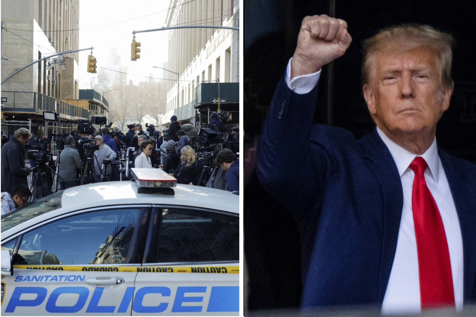 Donald Trump arraignment: Trump leaves court after being charged with 34 felonies and pleads not guilty