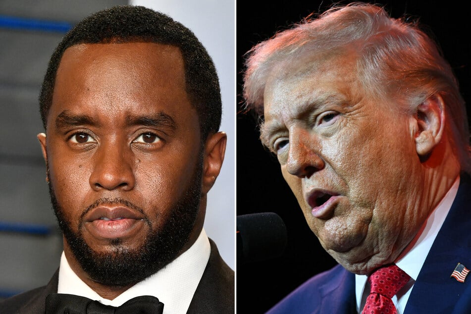 Donald Trump (r.) has confirmed that convicted rapper Sean "Diddy" Comb has asked him for a pardon – but the president isn't inclined to grant it.