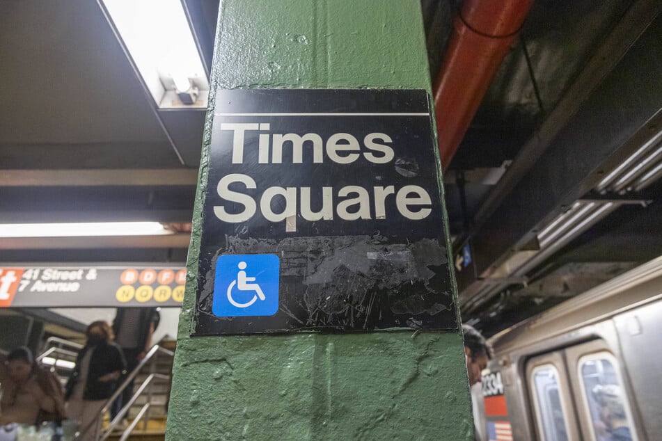 NYC's busiest subway station floods in spectacular fashion
