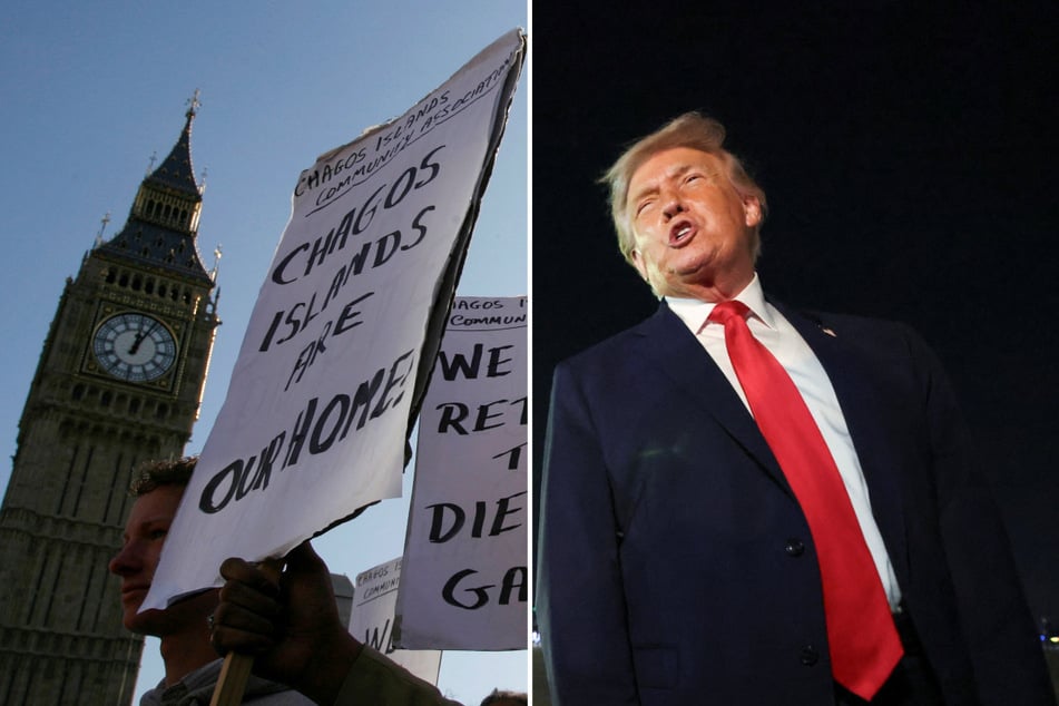 Trump bashes UK's "great stupidity" for Chagos Islands deal that he personally approved