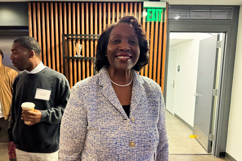 Federal Reserve Governor Lisa Cook attends Oakland Tech Week in California on September 28, 2026.