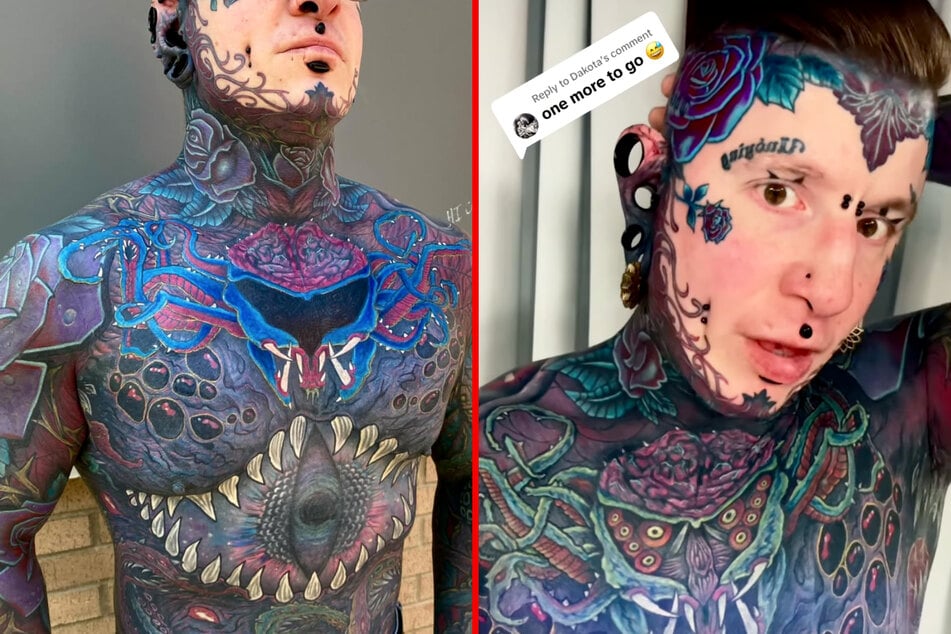 Tattoo addict Remy reveals what he'll do when every inch of his body is inked: "there are no limits"