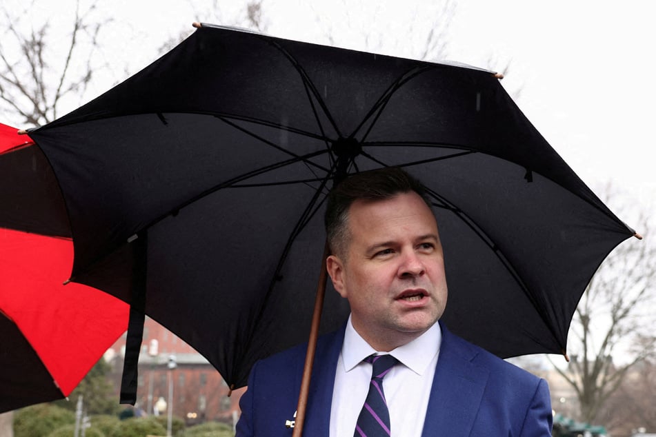 US Federal Housing Finance Agency Director Bill Pulte speaks to reporters at the White House in Washington DC on January 9, 2026.