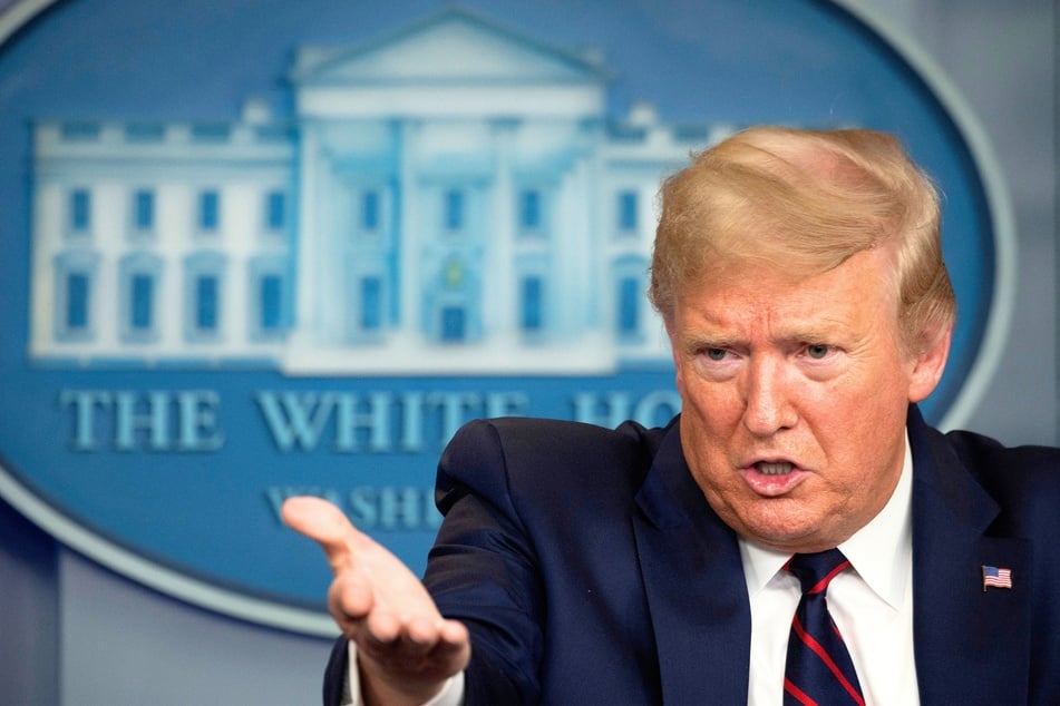 Former President Donald Trump shared a word cloud on social media that included terms like "dictator," which voters chose to describe his second term.