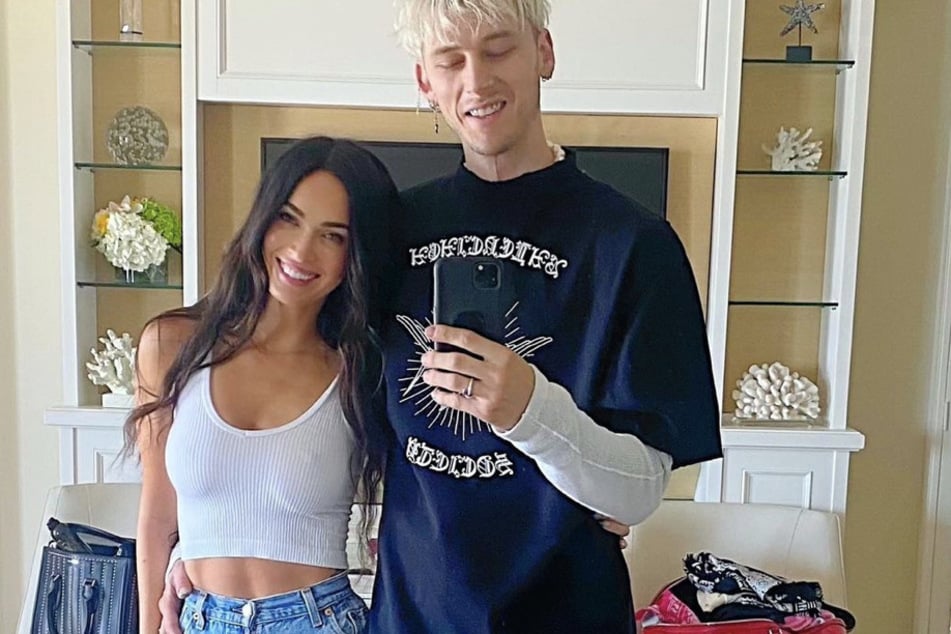 Megan Fox (l) and Machine Gun Kelly began dating in 2020 after meeting on the set of his music video, Bloody Valentine.