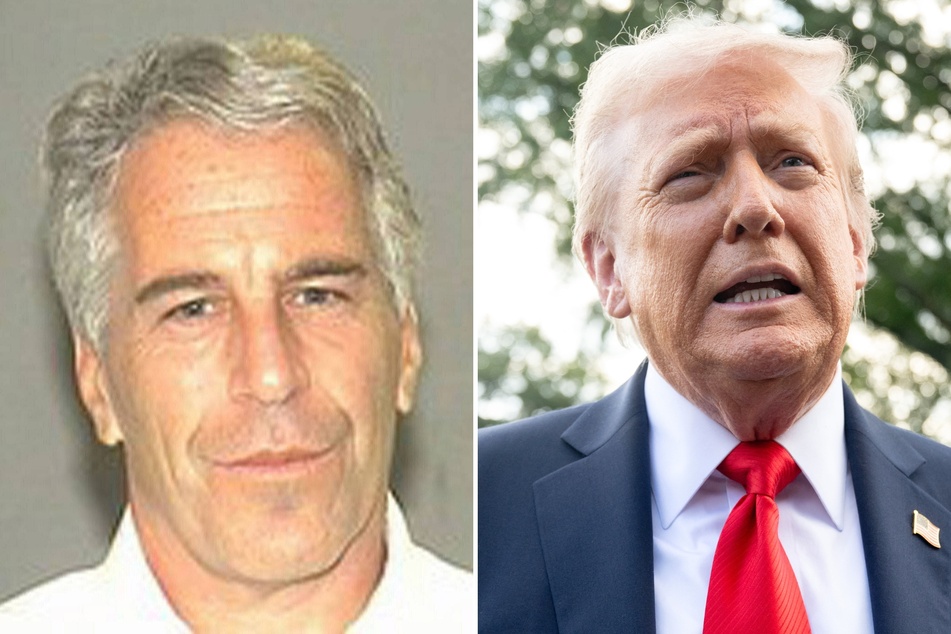 A recent report discovered that Jeffrey Epstein (l.) ordered his co-conspirator to remove Donald Trump's name from a mysterious list of his powerful friends.